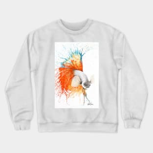 Orange Splice Gourami Fish Crewneck Sweatshirt